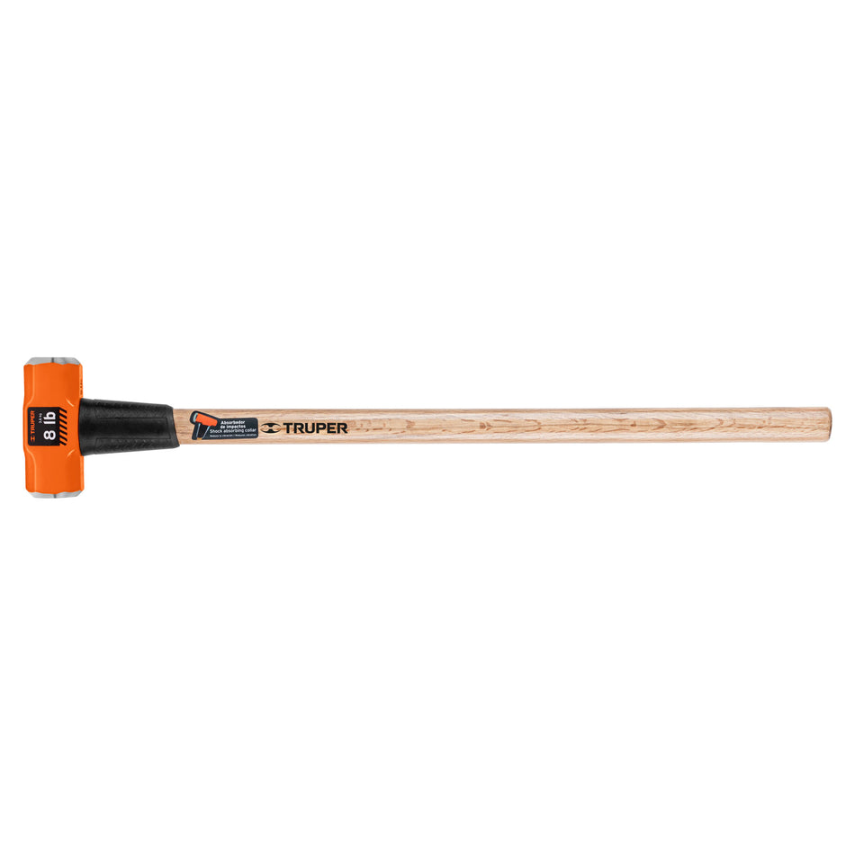 Marro octagonal 8 lb, mango de madera 36', Truper, 16511