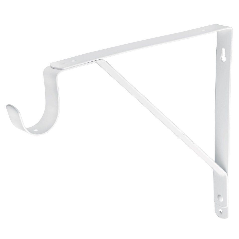 Ménsula reforzada blanca 11 x 12' con gancho, Fiero Caja con 4, 47706