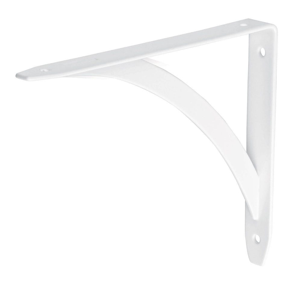 Ménsula reforzada blanca 5 x 7' diseño barra, Fiero Caja con 10, 47696