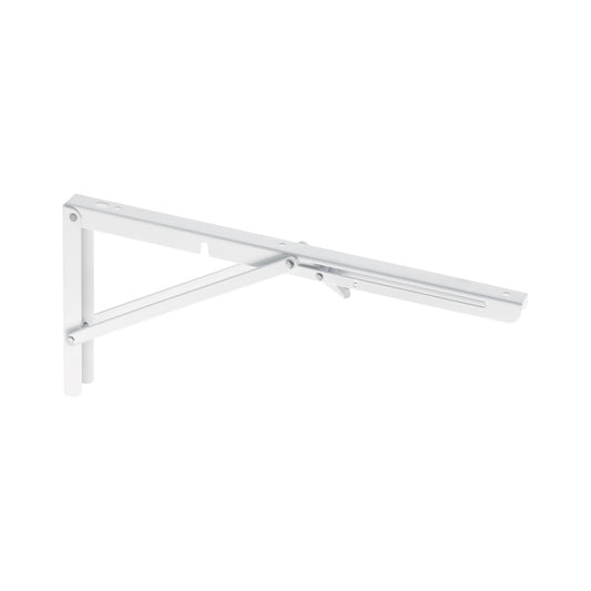 Ménsula plegable de acero blanca 8' x 16', FIERO Caja con 8, 49870