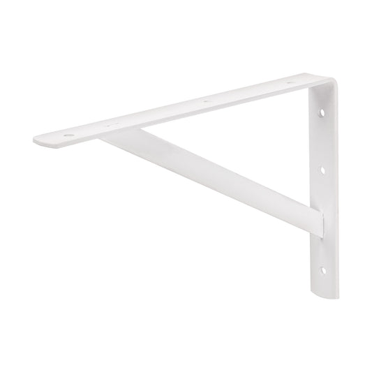 Ménsula de acero reforzada blanca 8 x 12', Fiero Caja con 10, 44670