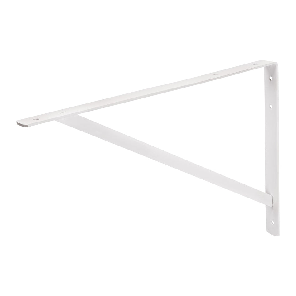 Ménsula de acero reforzada blanca 13 x 20', Fiero Caja con 10, 44672