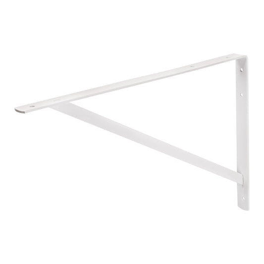 Ménsula de acero reforzada blanca 13 x 20', Fiero Caja con 10, 44672