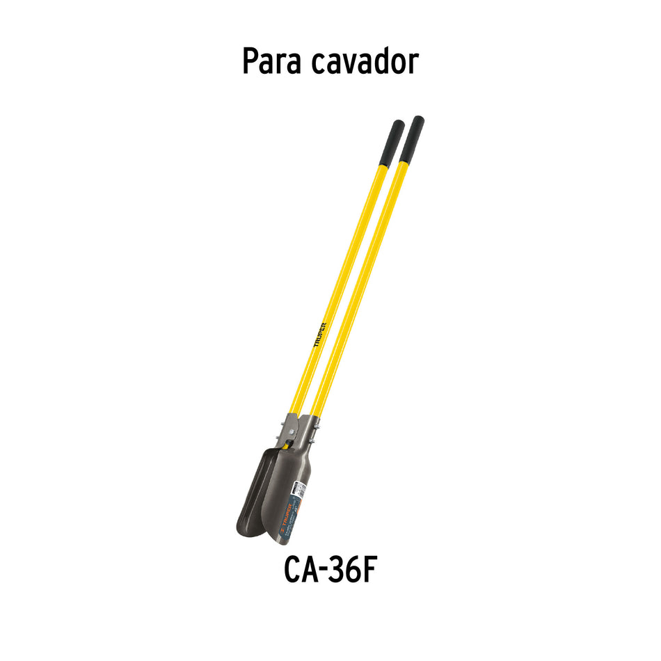 Mango de repuesto fibra de vidrio para cavador, CA-36F, 45' Caja con 3, 102762