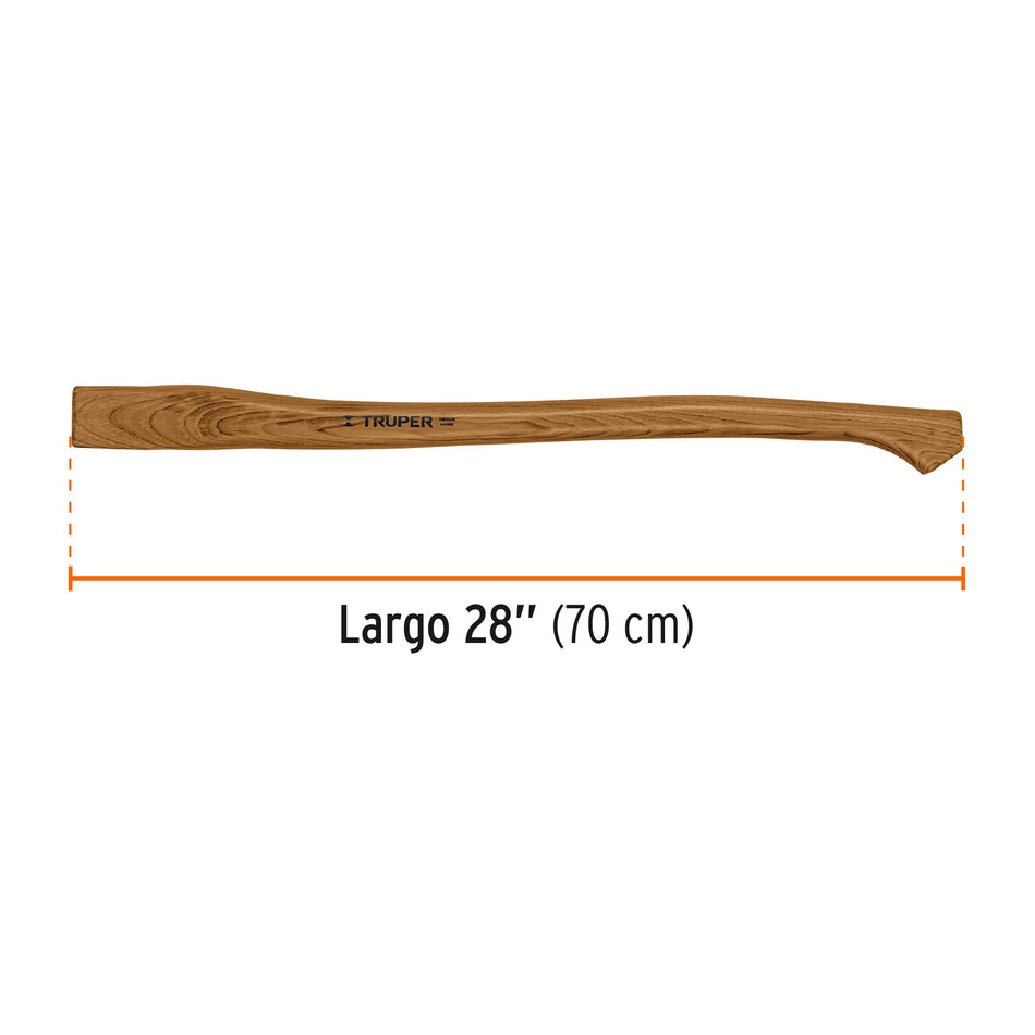 Mango hickory 28' para hacha Boy 2-1/4 lb, Truper Caja con 6, 100750