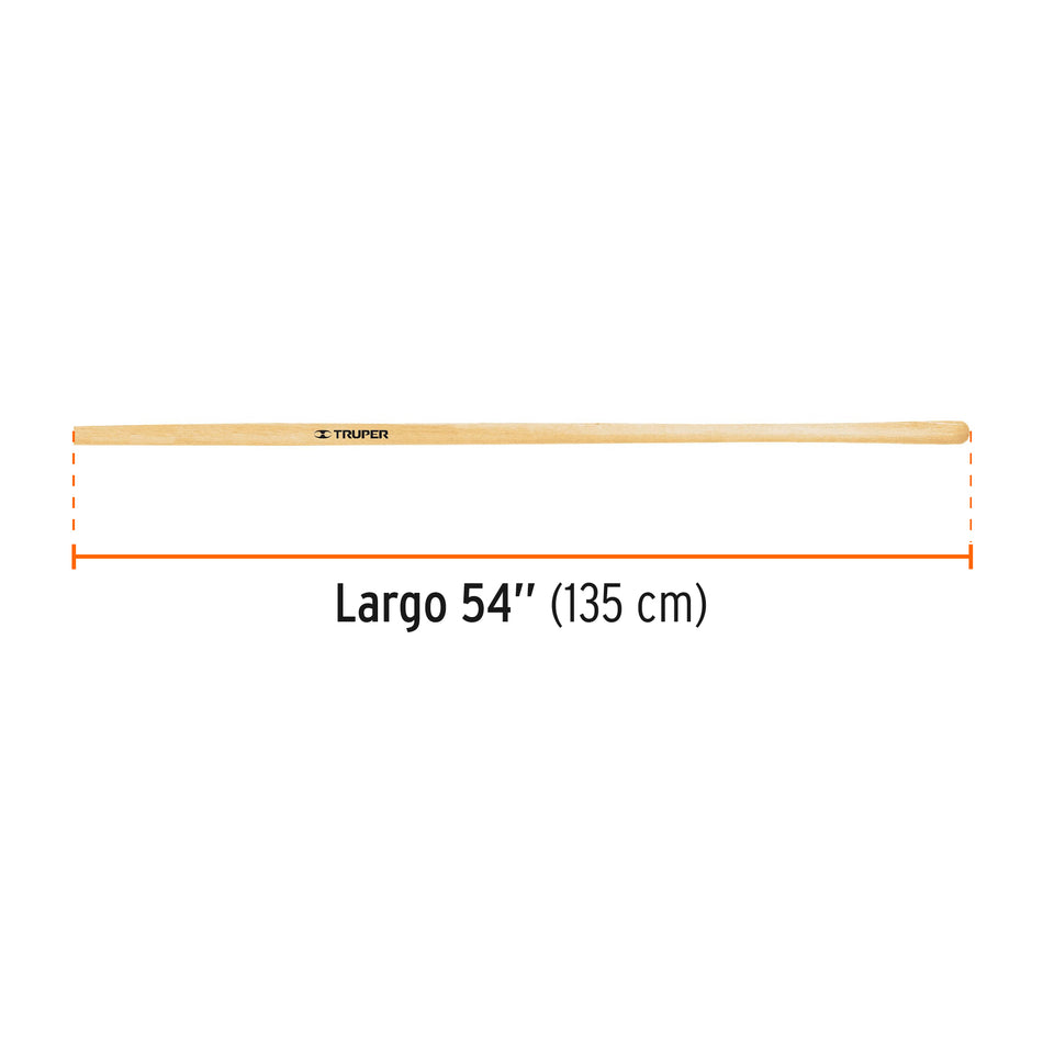Mango para raspadores SCR-4 y SCR-7, largo de 54', Truper Caja con 6, 19741