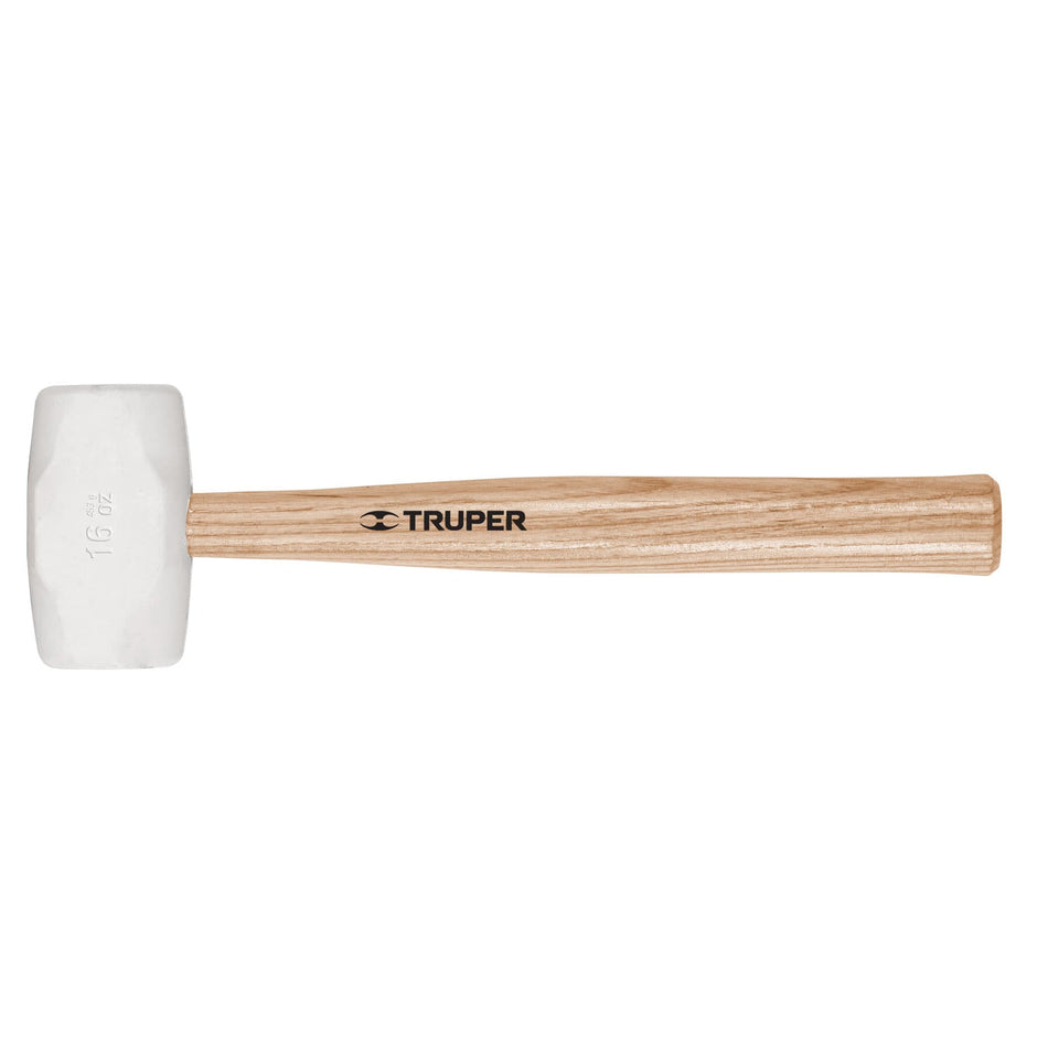 Mazo de hule 16 oz, Truper Caja con 4, 16931