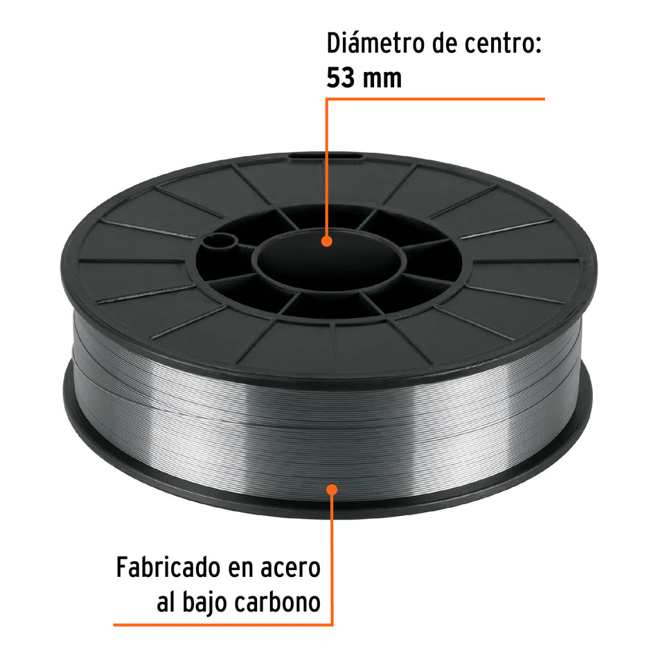 Caja c/5 kg de microalambre núcleo fundente, procesos s/gas, 13751