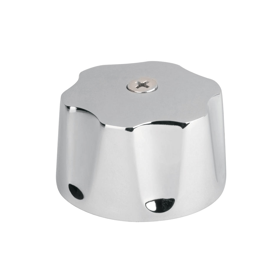 Maneral hexagonal metálico para lavabo y fregadero, Basic Caja con 4, 49051