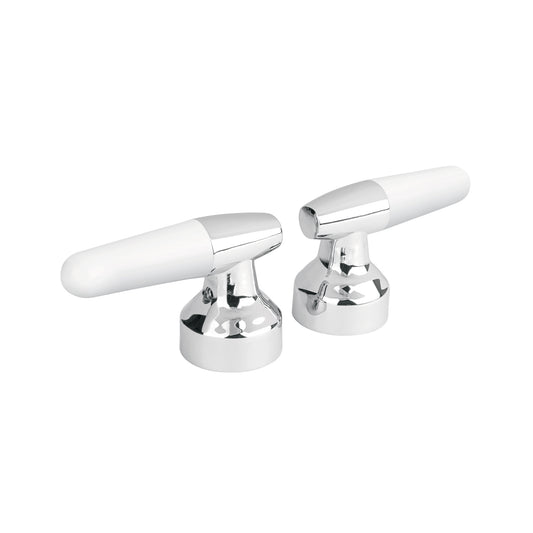 Juego de manerales cono p/lavabo-fregadero, cromo, Basic Caja con 4, 49214