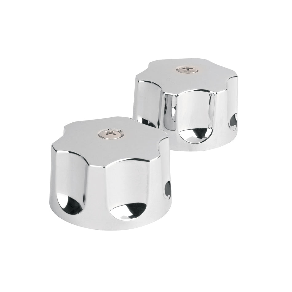 Juego de manerales hex de ABS p/lav-fregadero, cromo, Basic Caja con 4, 49389