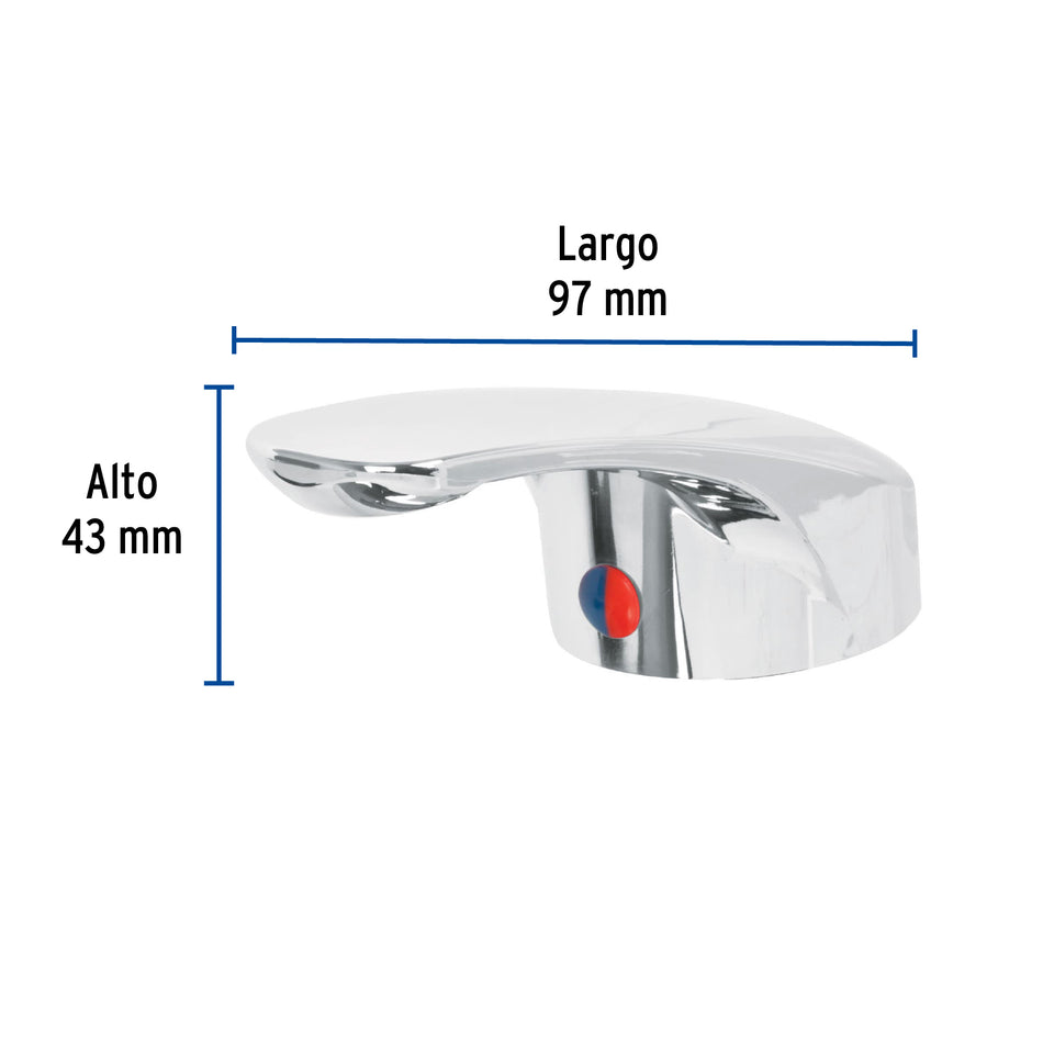 Maneral de palanca p/monomando lavabo MP-420, cromo, Basic Caja con 6, 49387