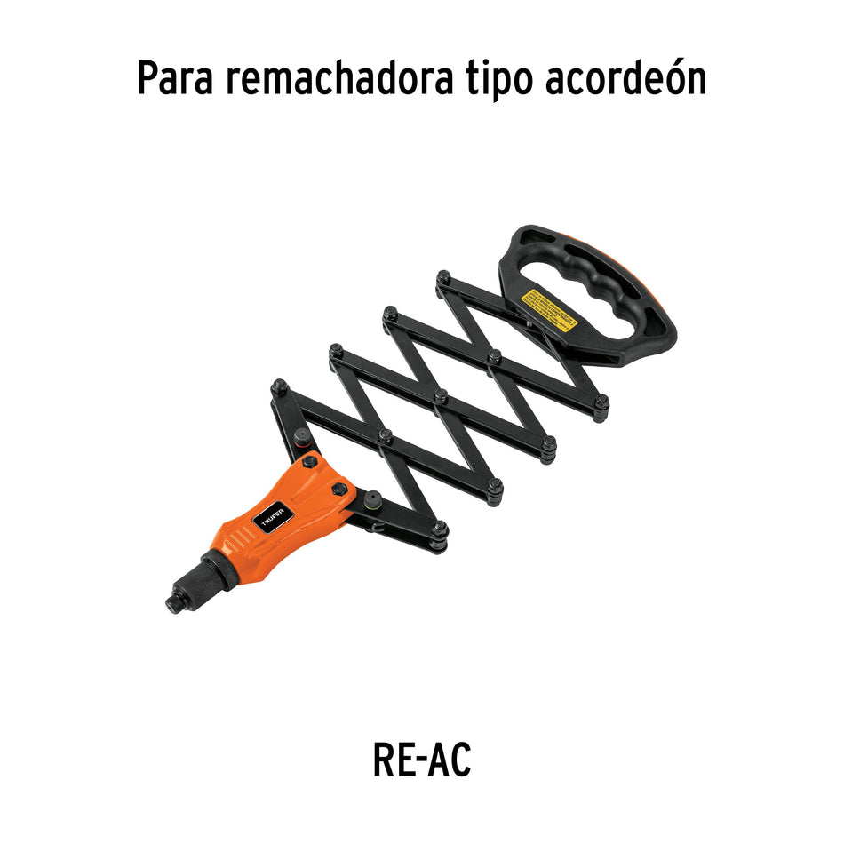 Kit de refacciones y mordazas para remachadora RE-AC, Truper Caja con 6, 17974