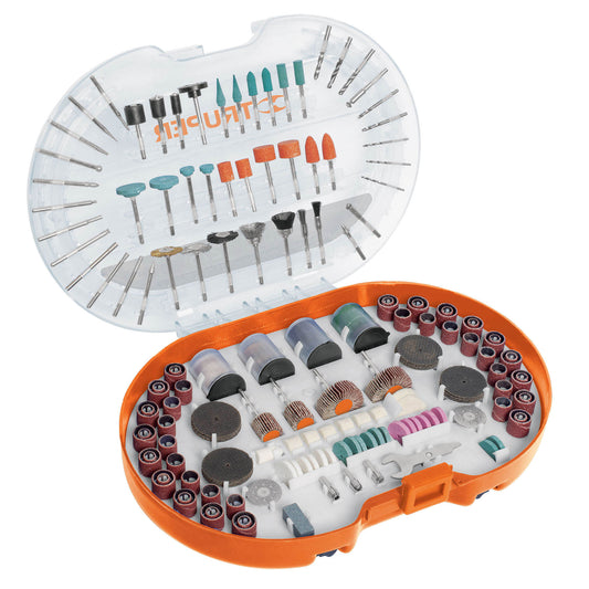 Kit de accesorios p/herramienta rotativa, 276 pzs, TRUPER Caja con 2, 100729