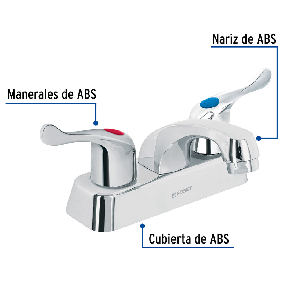 Mezcladora plástica 4' para lavabo, manerales de palanca Caja con 2, 45511