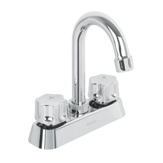 Mezcladora plástica 4' p/lavabo, cuello tipo bar, hex Basic Caja con 2, 49288