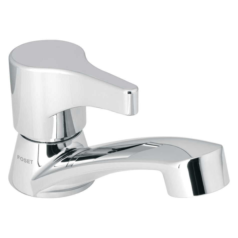 Llave individual para lavabo, ABS, maneral palanca, Basic Caja con 2, 48381