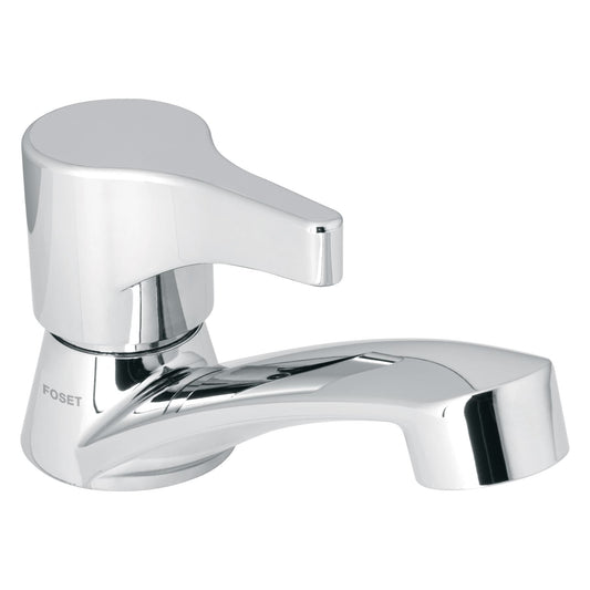 Llave individual para lavabo, ABS, maneral palanca, Basic Caja con 2, 48381