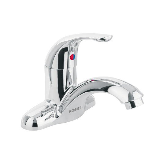 Monomando plástico para lavabo, nariz curva, Foset Basic Caja con 2, 48191