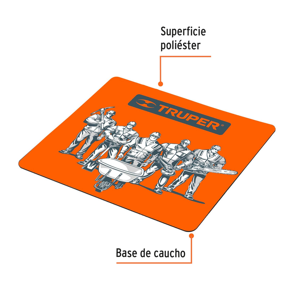 Mouse pad, Truper Caja con 10, 62015