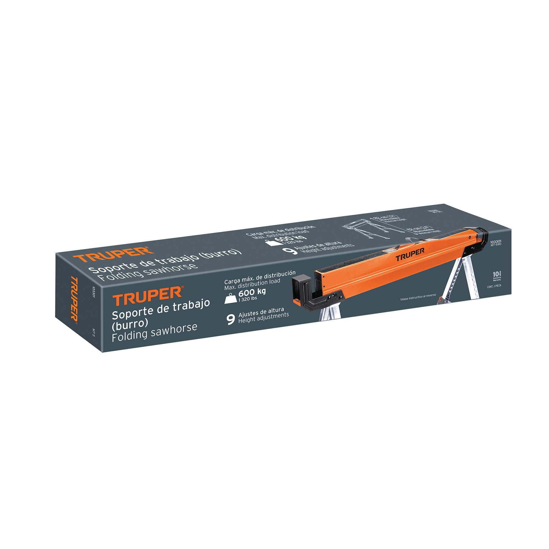Burro/Mesa de trabajo, multiusos, Truper, 103301