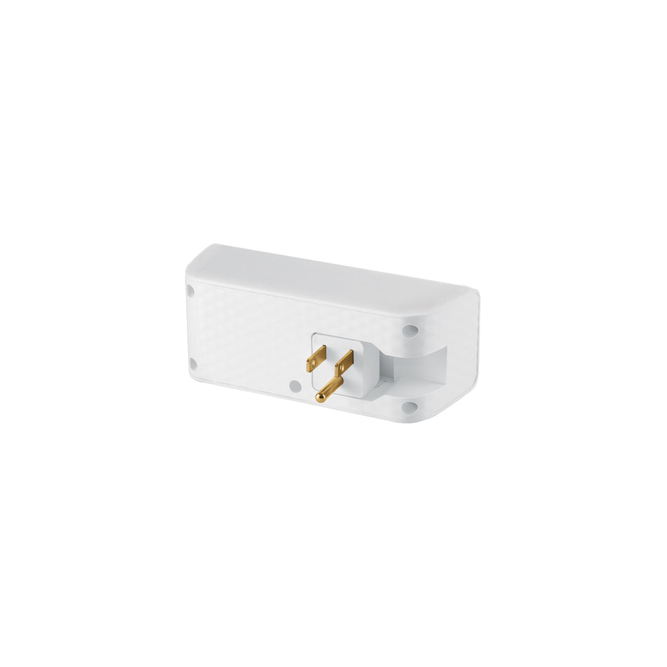 Multicontacto de pared, 3 contactos y 2 USB A+C, VOLTECK Caja con 4, 45749