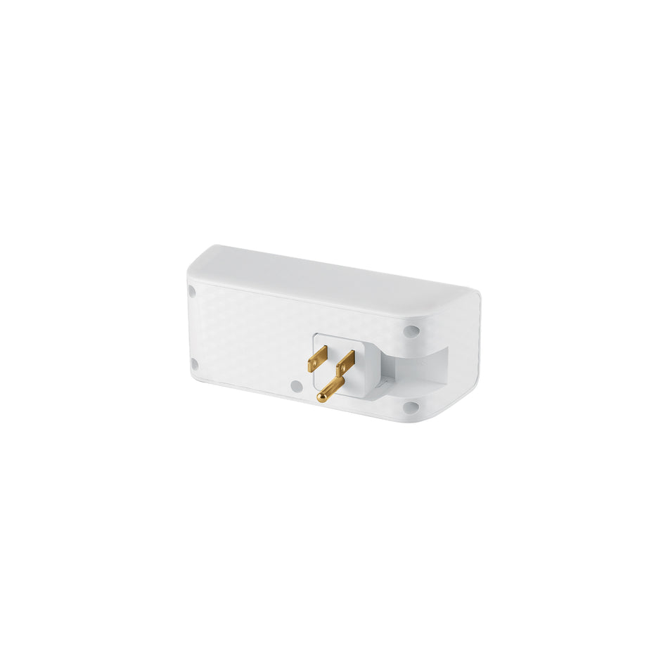 Multicontacto de pared, 490 Joules, 3 contactos y 2 USB A+C Caja con 4, 45748