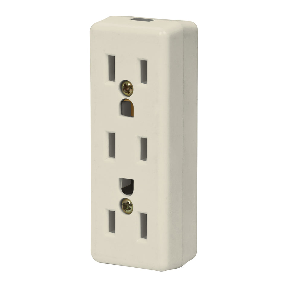 Multicontacto triple para extensión, 2 polos + tierra Caja con 12, 46813
