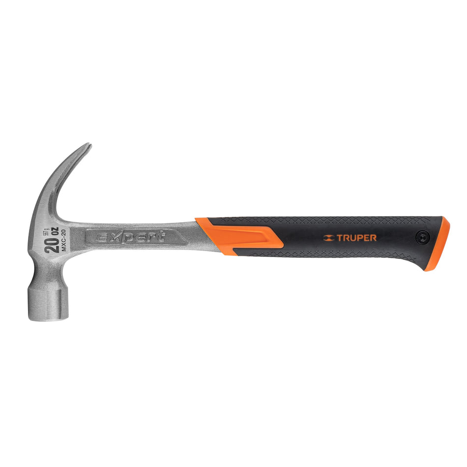 Martillo forjado 20 oz uña curva, mango con neopreno, Expert Caja con 4, 16820