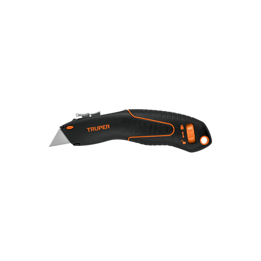 Navaja auto-retráctil de seguridad 7', Truper Caja con 6, 100850