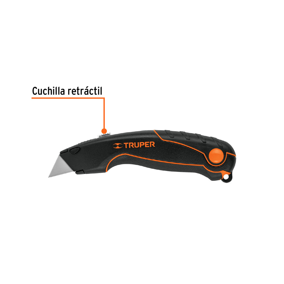 Navaja retráctil 7' cuerpo de aluminio, Truper Caja con 6, 16950