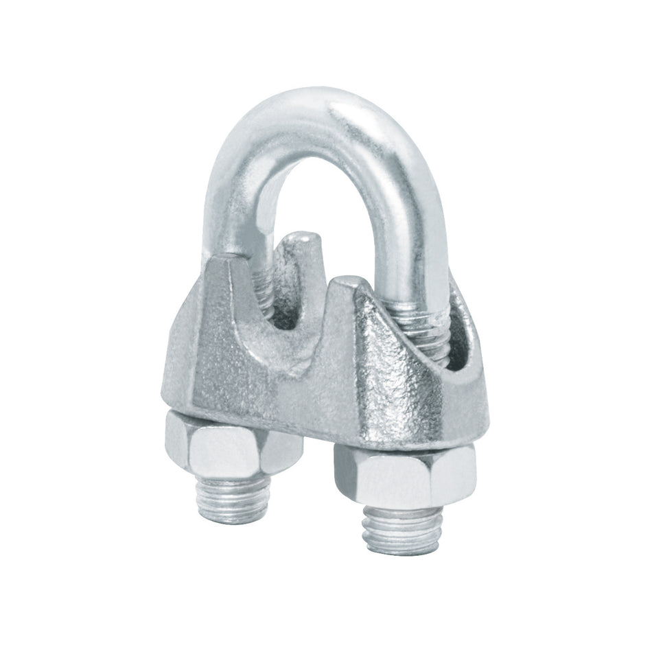 Blíster c/1 nudo (perro) de hierro p/cable de 1/2', Fiero Caja con 6, 44087