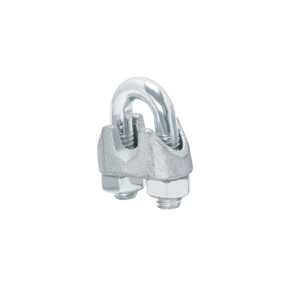 Blíster c/2 nudos (perros) de hierro p/cable de 1/4', Fiero Caja con 12, 44084