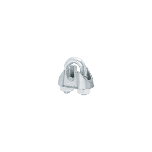 Bolsa c/100 nudos (perros) de hierro p/cable de 1/8', Fiero, 40704