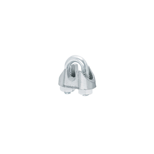 Blíster c/2 nudos (perros) de hierro p/cable de 1/8', Fiero Caja con 12, 44082