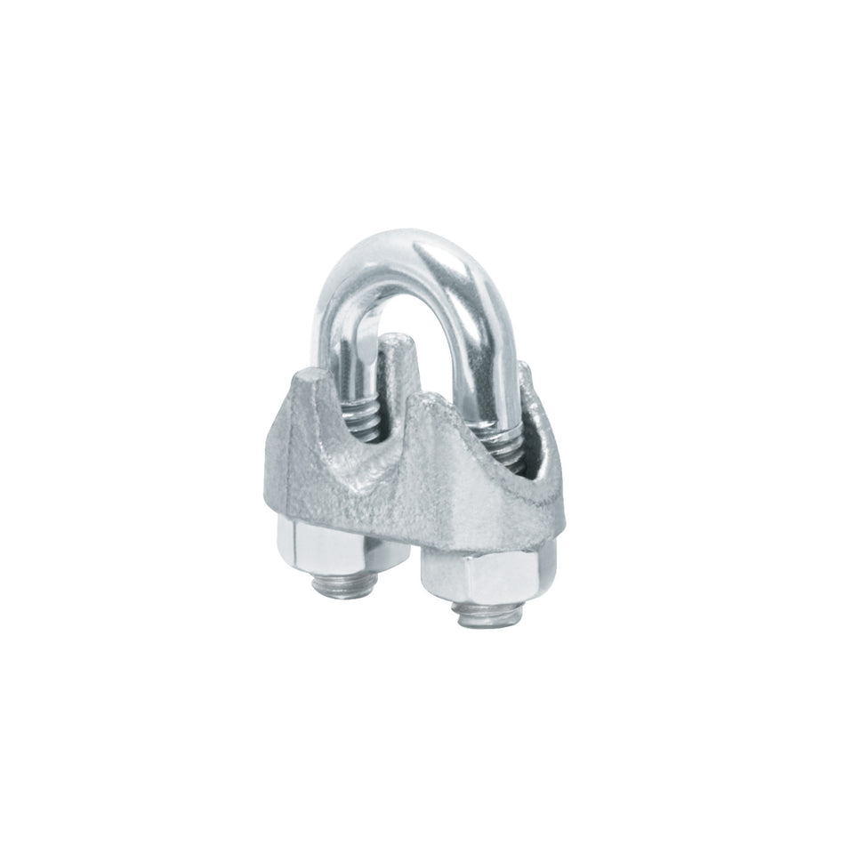 Blíster c/2 nudos (perros) de hierro p/cable de 5/16', Fiero Caja con 12, 44085