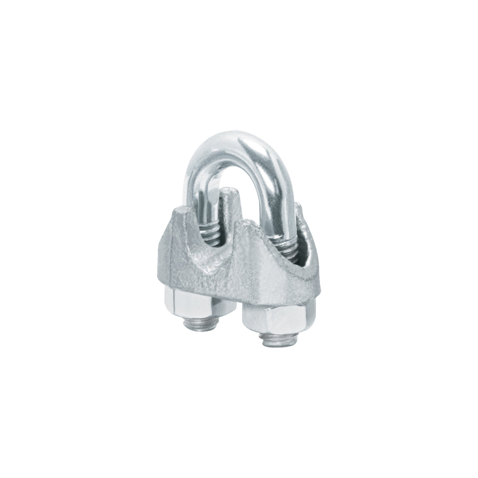 Bolsa c/25 nudos (perros) de hierro p/cable de 5/16', Fiero, 40707