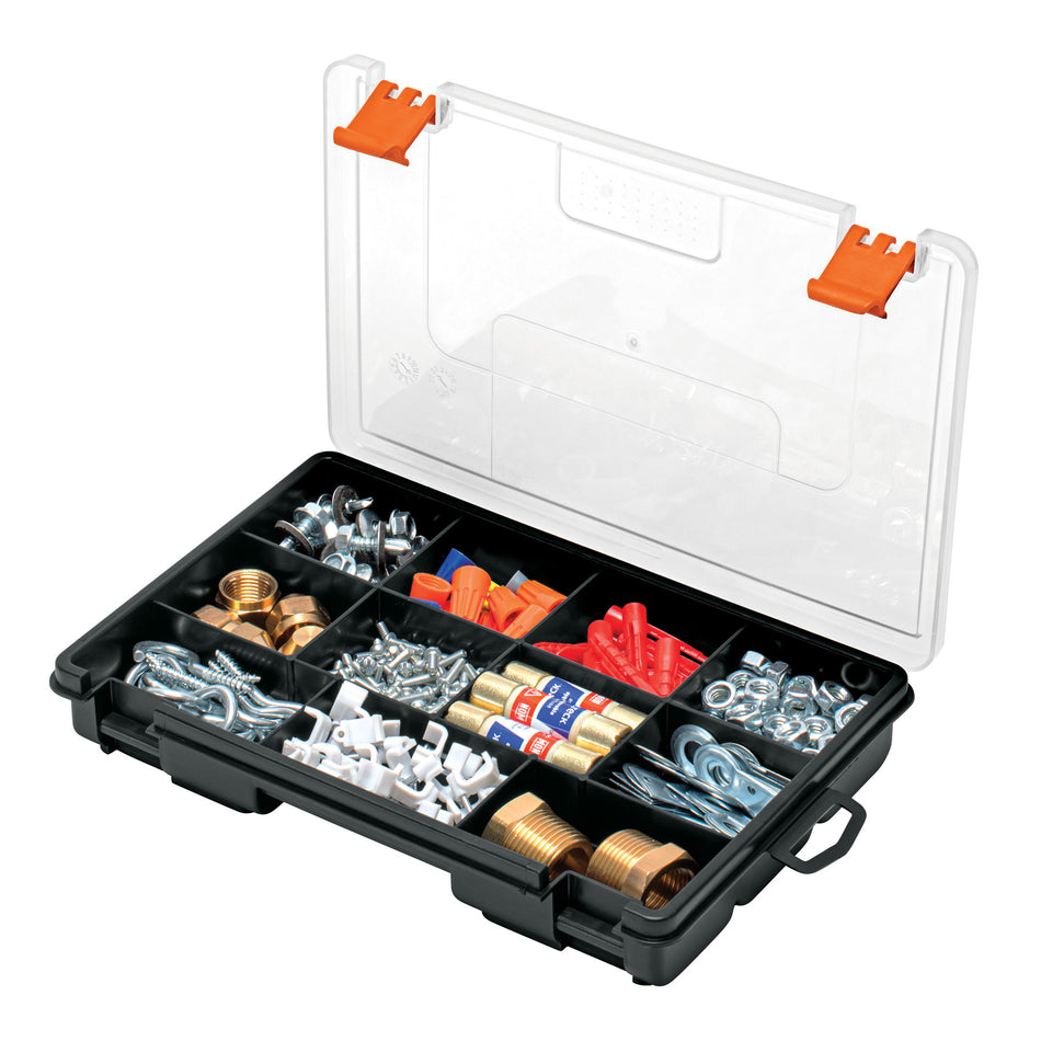 Organizador 9' con 11 compartimentos, Truper Caja con 6, 10035
