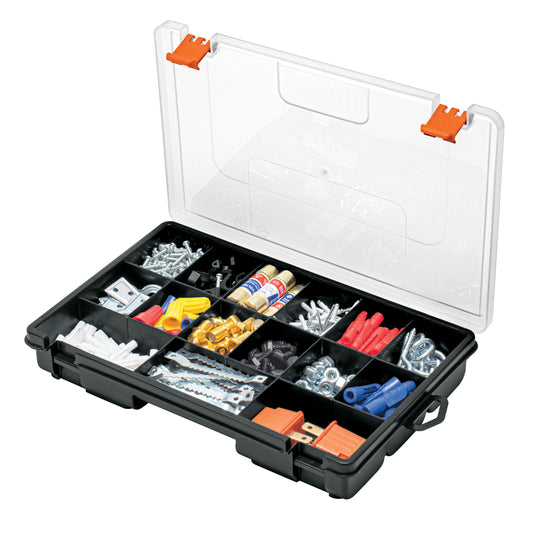 Organizador 11' con 15 compartimentos, Truper Caja con 6, 19896