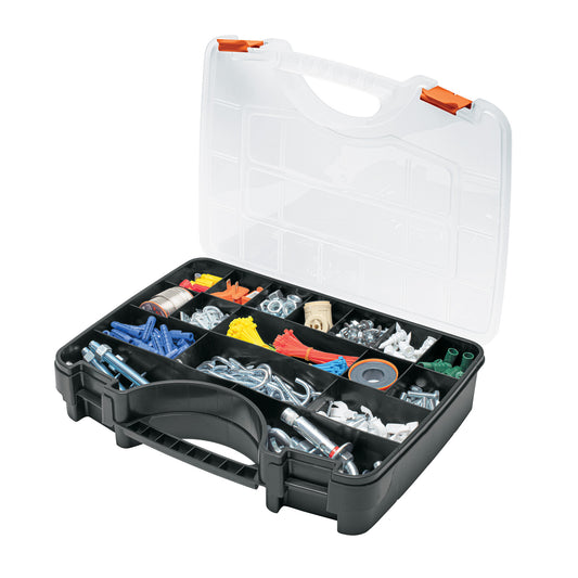 Organizador 17' reforzado con 17 compartimentos, Truper Caja con 3, 19939