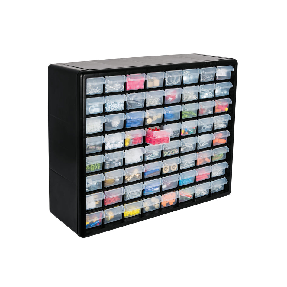 Organizador con 64 gavetas, Truper, 10895