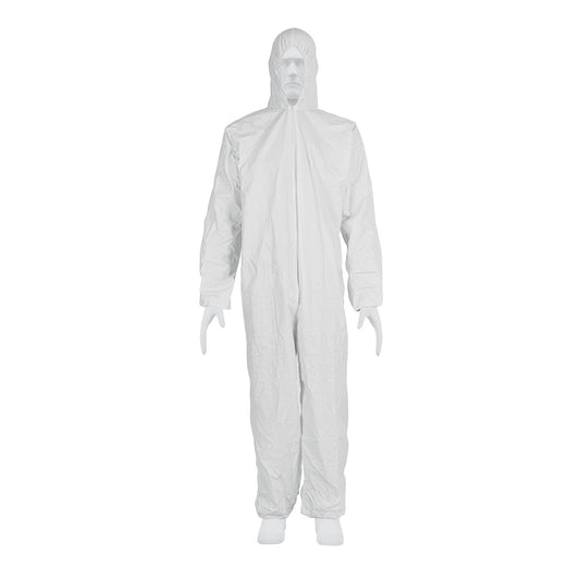 Overol desechable, talla CH, Pretul Caja con 5, 26071