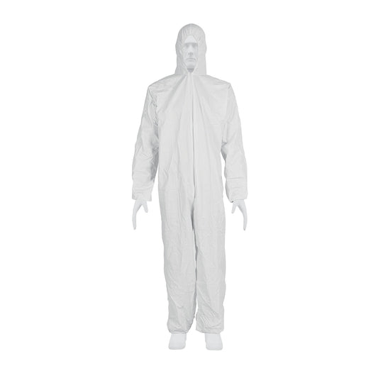 Overol desechable, talla CH, Truper Caja con 5, 13982