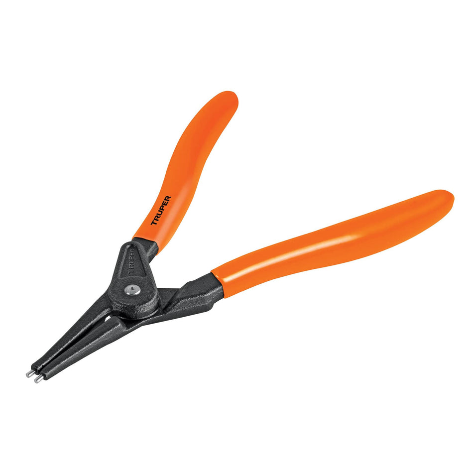 Pinza punta recta 7' para abrir anillos, mango de PVC Caja con 6, 17363