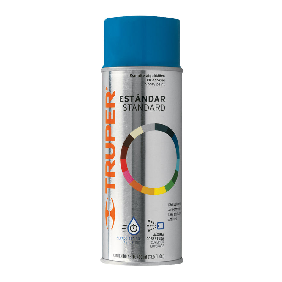 Pintura en aerosol, azul holandés, bote tradicional, 400 ml Caja con 6, 102823