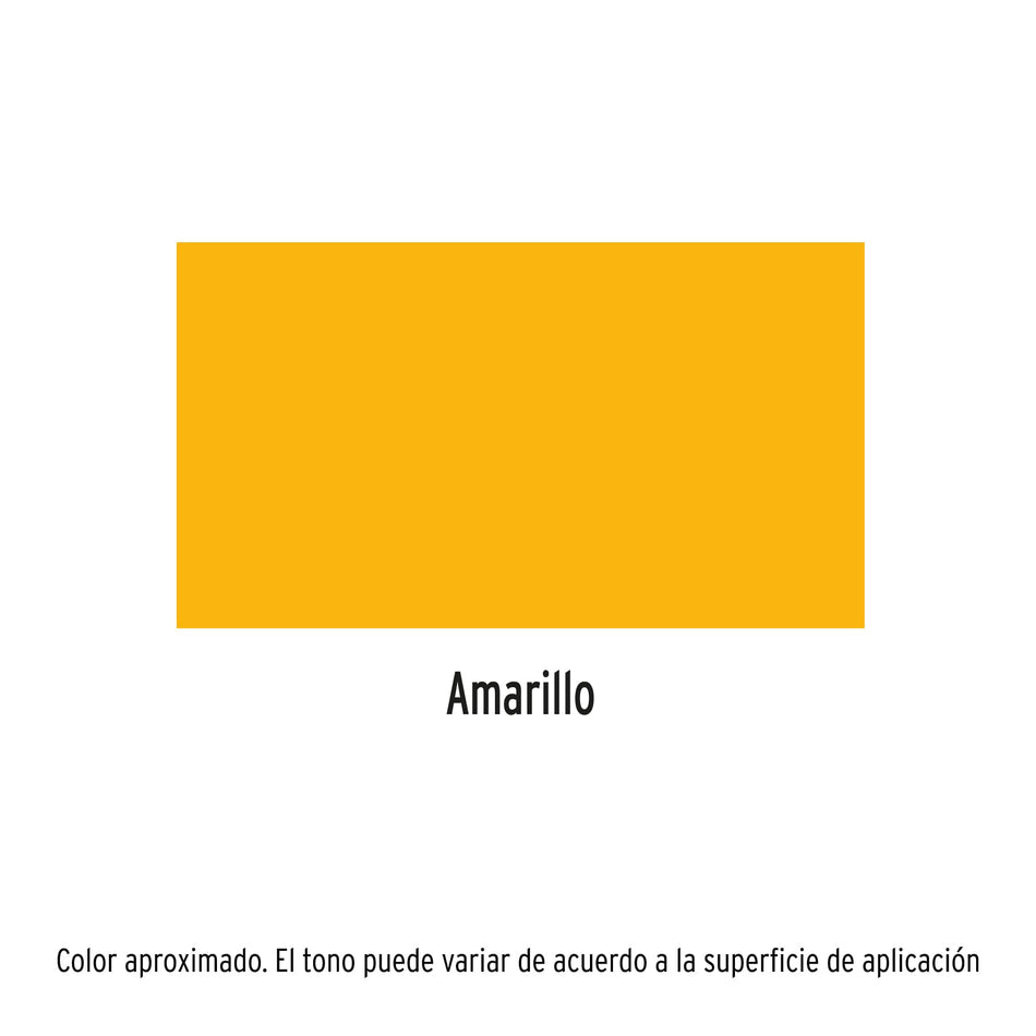 Pintura en aerosol, amarillo, bote esbelto, 400 ml Caja con 4, 19042