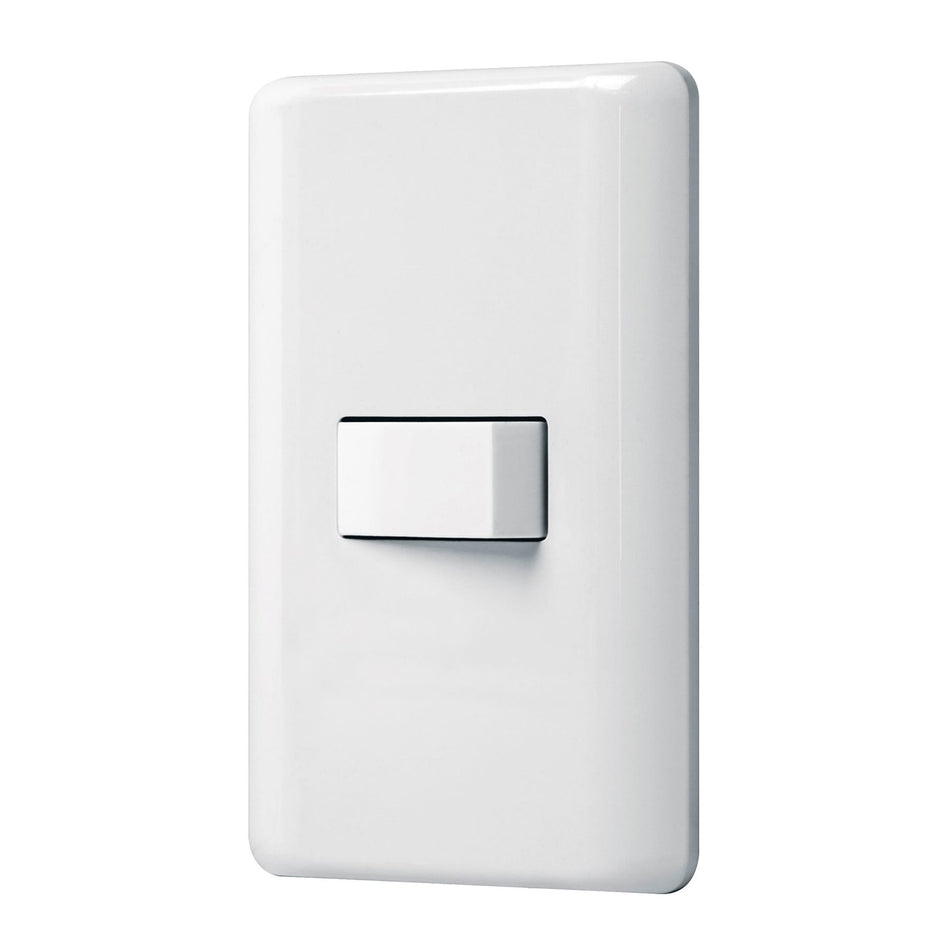 Placa armada con 1 interruptor sencillo, Volteck Basic Caja con 10, 25078