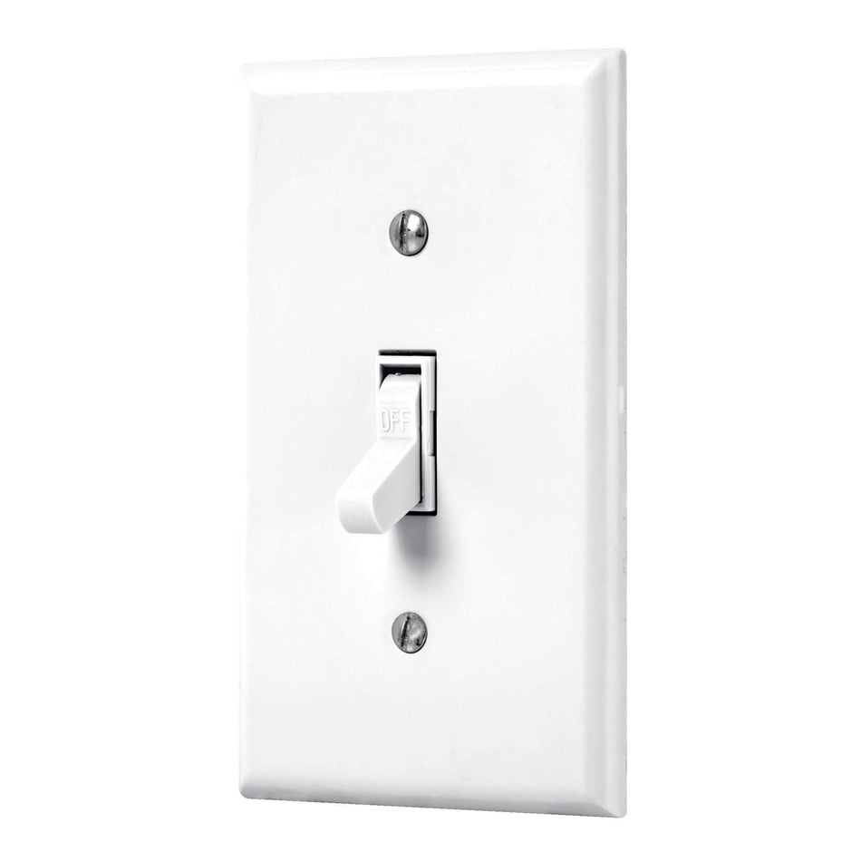 Placa armada interruptor sencillo, línea Standard, blanco Caja con 3, 45952