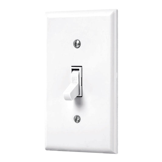 Placa armada interruptor sencillo, línea Standard, blanco Caja con 3, 45952