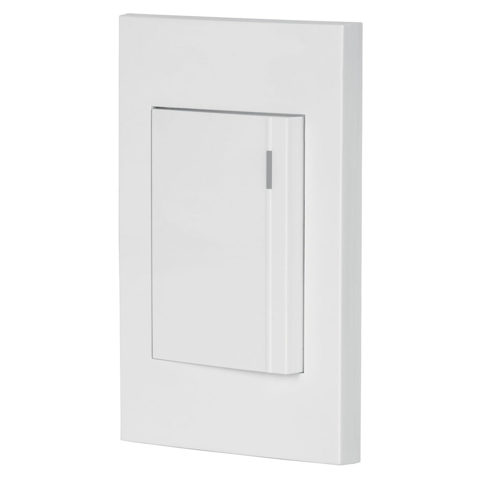 Placa armada 1 interruptor, 3 módulos, Española, blanco Caja con 3, 45593